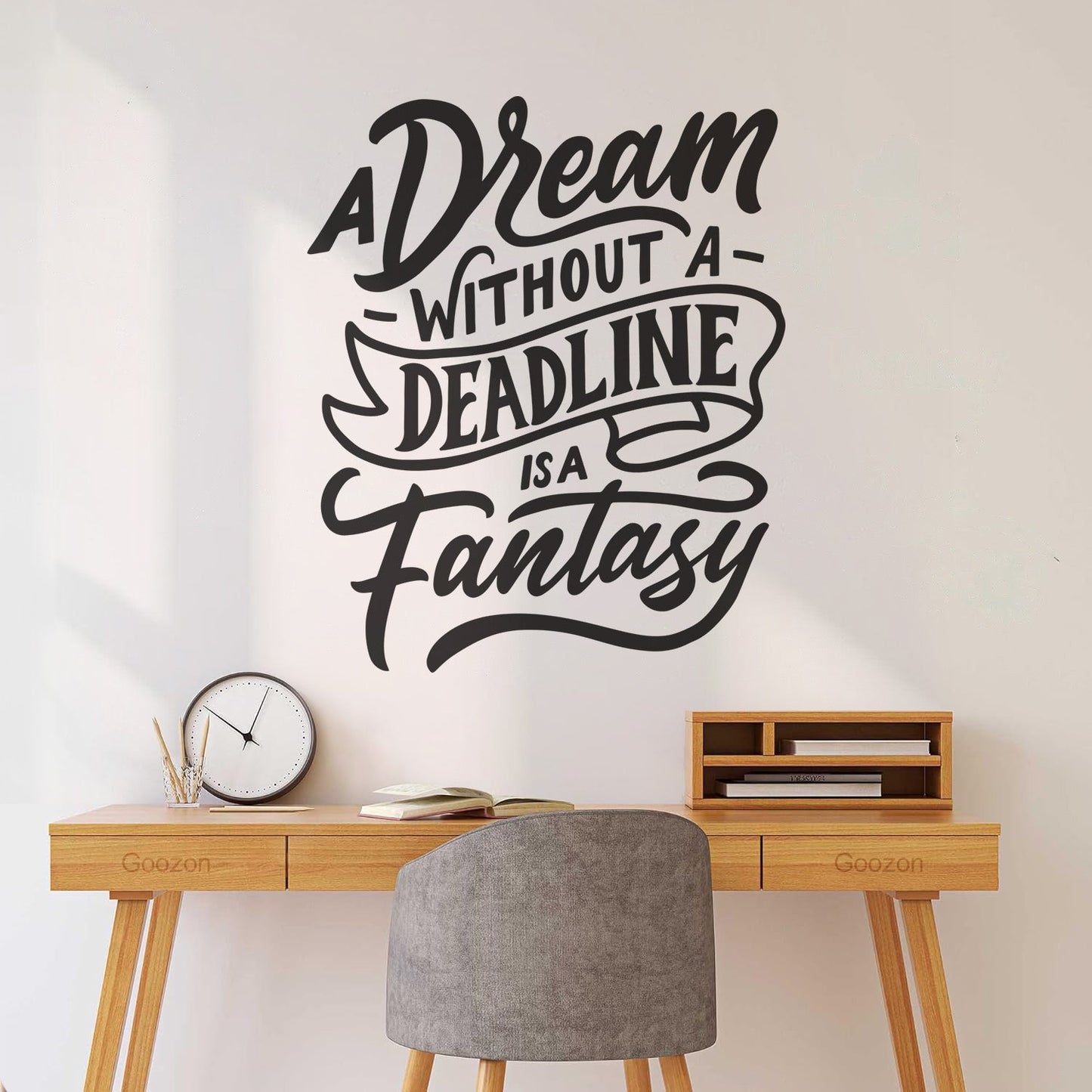 Dream Fantasy Positive Quote Inspirational Words Motivational Slogan Office Wall Decals Paster Paper Do Not Damage The Wall Surface