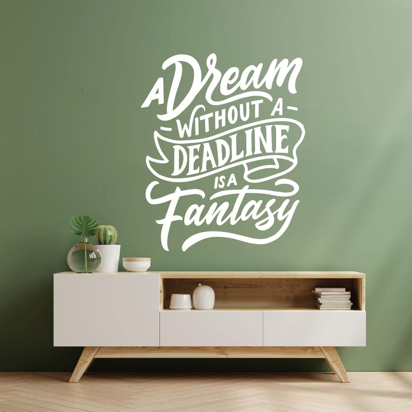 Dream Fantasy Positive Quote Inspirational Words Motivational Slogan Office Wall Decals Paster Paper Do Not Damage The Wall Surface
