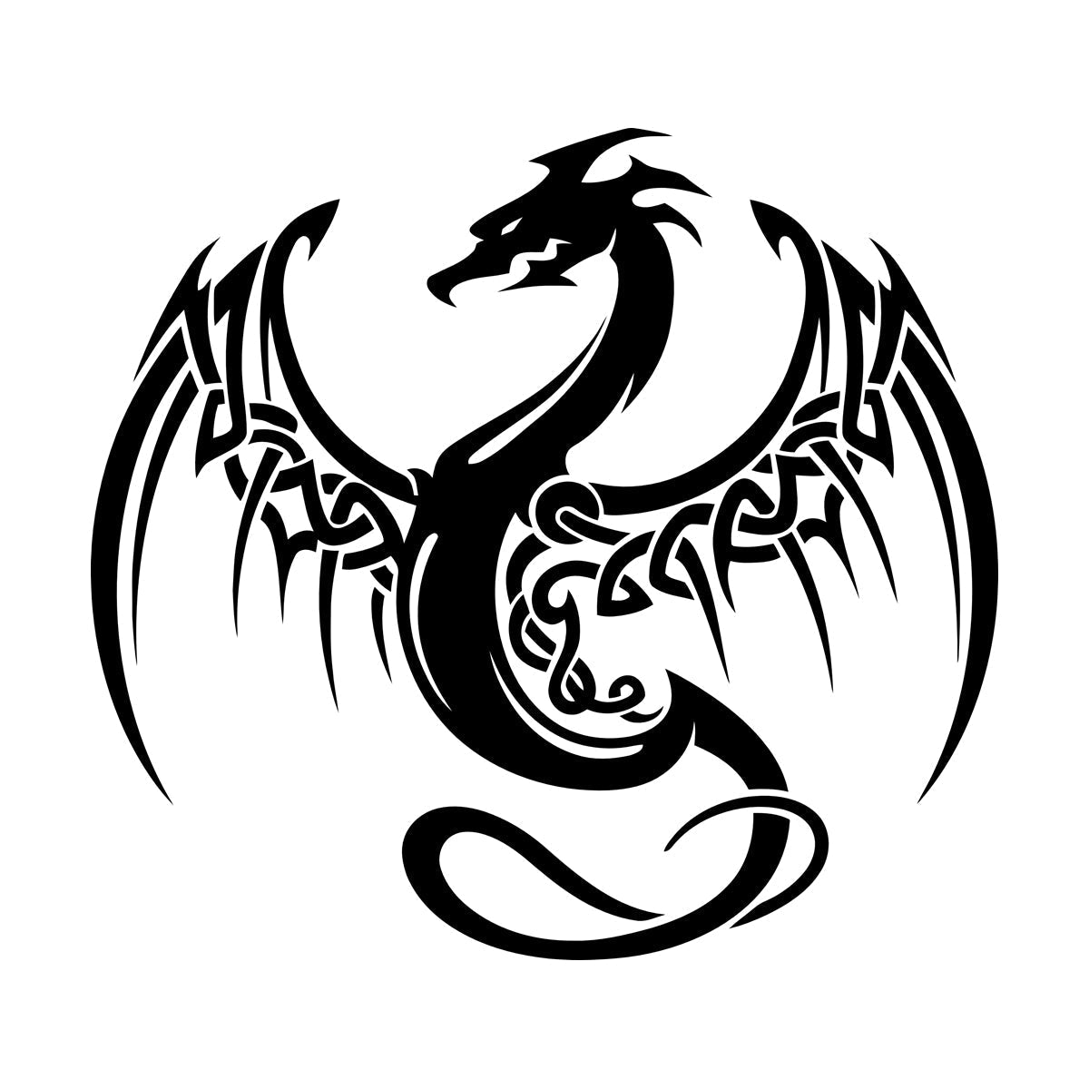 Vinyl Wall Stickers Eastern Dragon Fantasy Multi Color Selection