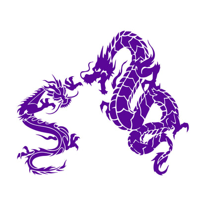 Wall Decals Asian Dragon Myth Mithological Fantasy Beast Equipped With Transfer Film Kit