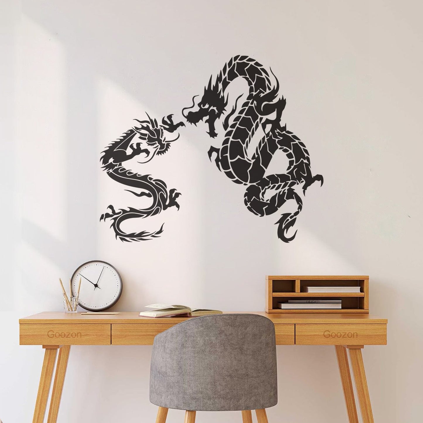 Wall Decals Asian Dragon Myth Mithological Fantasy Beast Equipped With Transfer Film Kit