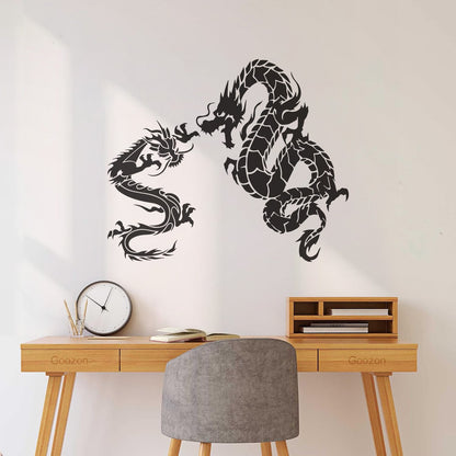 Wall Decals Asian Dragon Myth Mithological Fantasy Beast Equipped With Transfer Film Kit