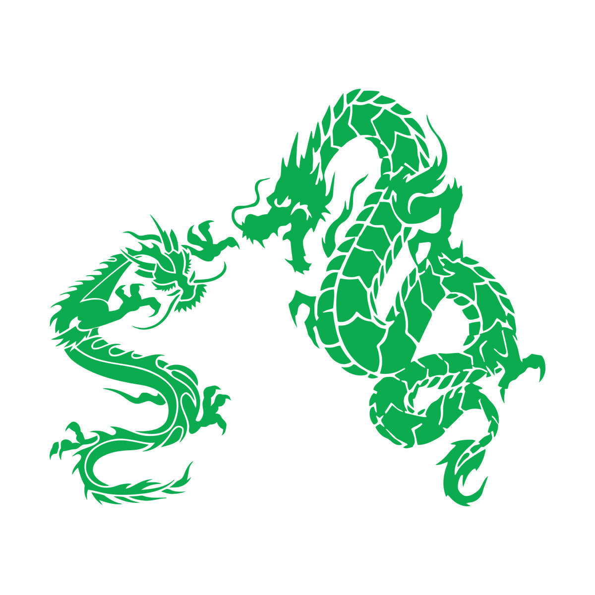 Wall Decals Asian Dragon Myth Mithological Fantasy Beast Equipped With Transfer Film Kit