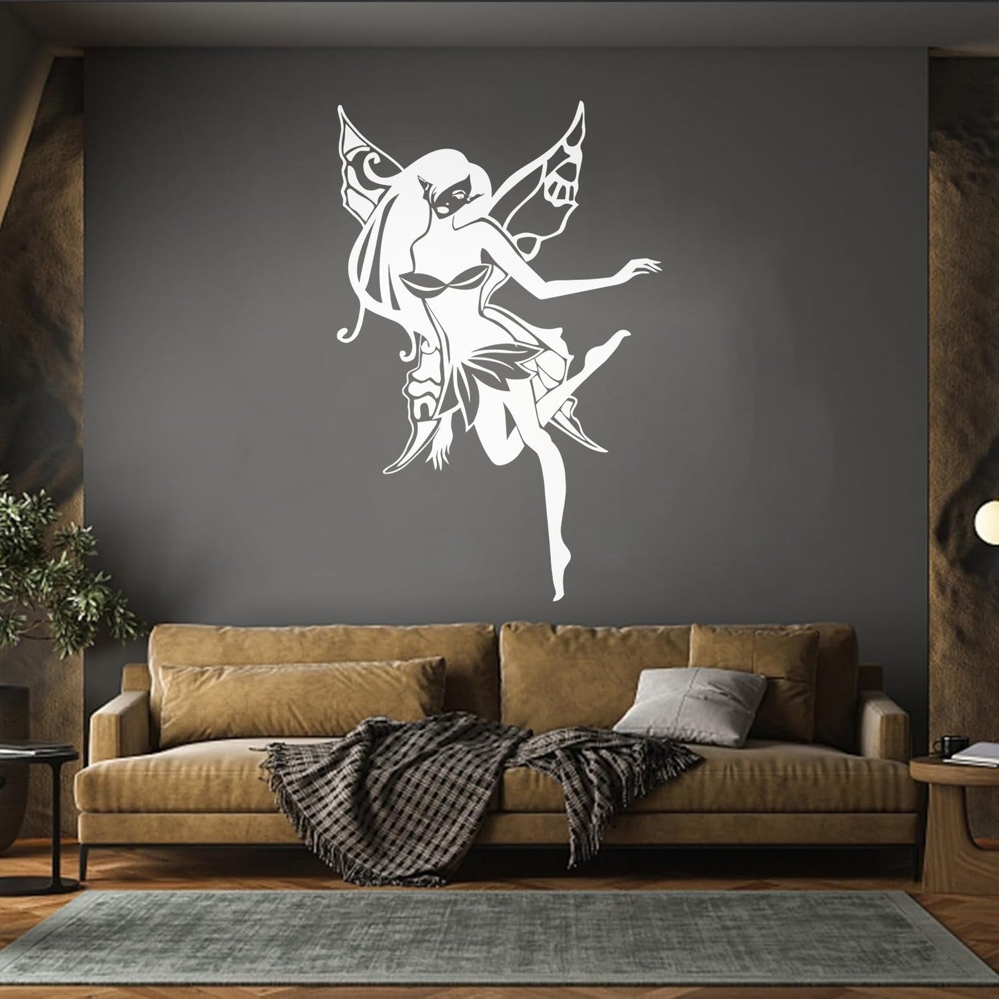 Engraving Decals Fairy Elf Nursery Kids Magic Fantasy Art Mural Painting