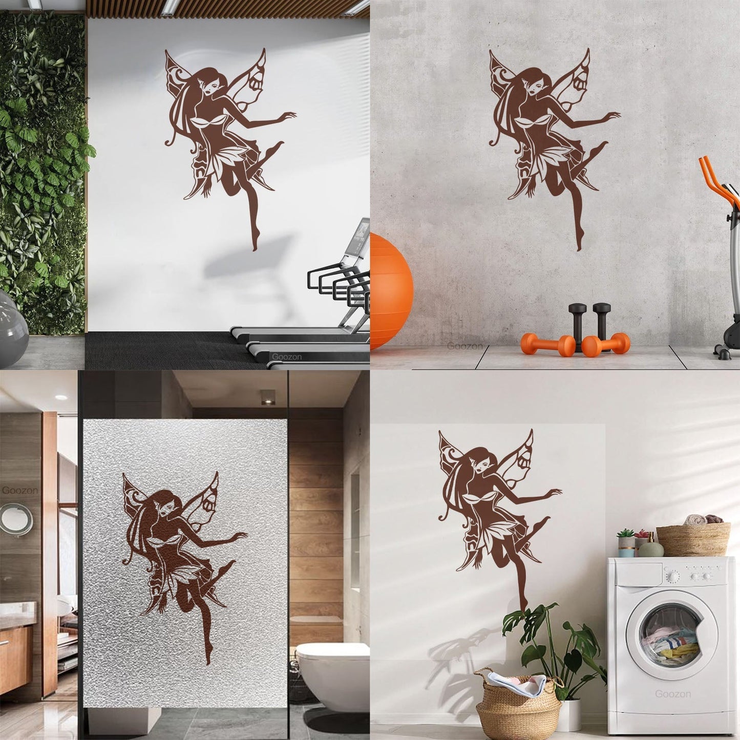 Engraving Decals Fairy Elf Nursery Kids Magic Fantasy Art Mural Painting