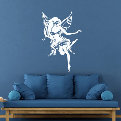 Engraving Decals Fairy Elf Nursery Kids Magic Fantasy Art Mural Painting