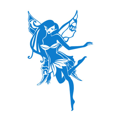 Engraving Decals Fairy Elf Nursery Kids Magic Fantasy Art Mural Painting