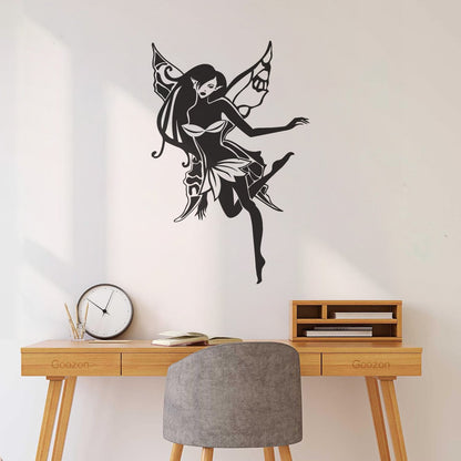 Engraving Decals Fairy Elf Nursery Kids Magic Fantasy Art Mural Painting