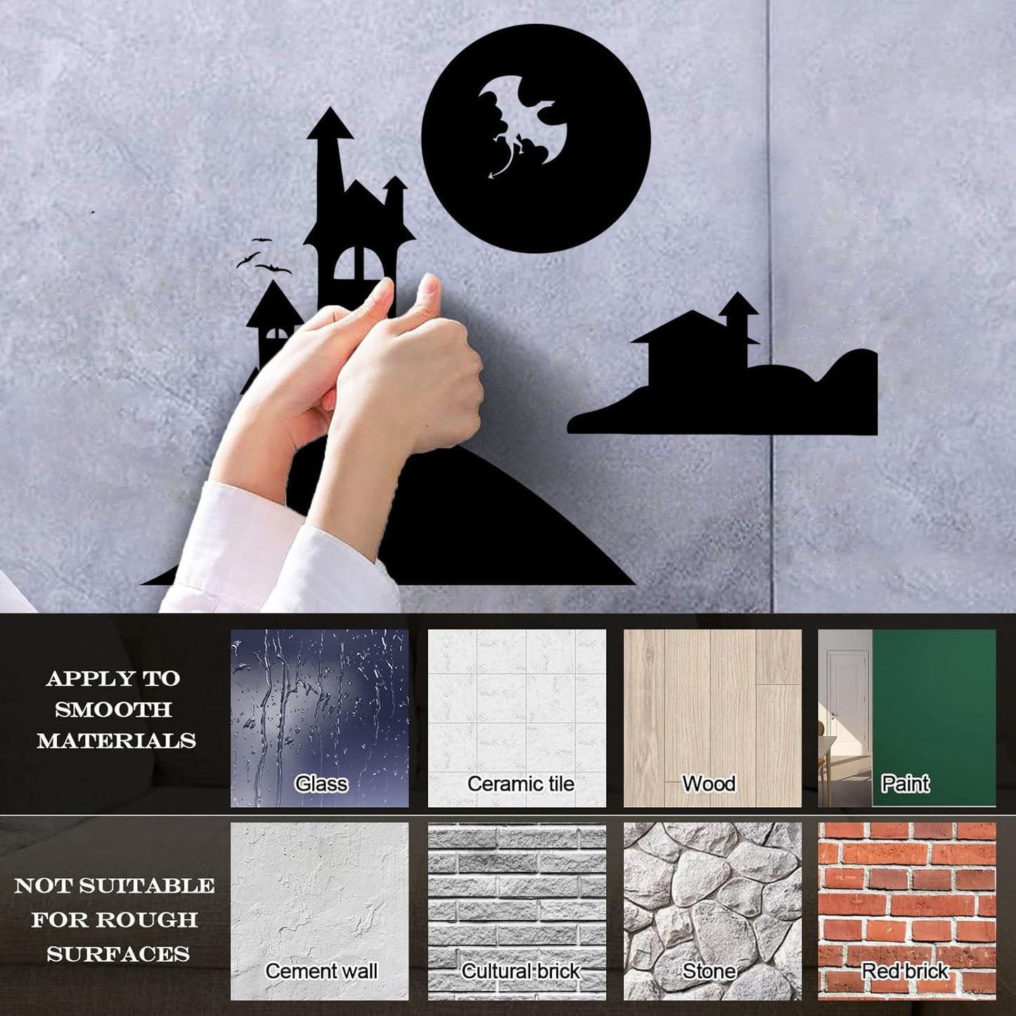 Mural And Wall Vinyl Decal Fairy Tale Dragon Castle Nursery Fantasy Kids Multiple Size Options