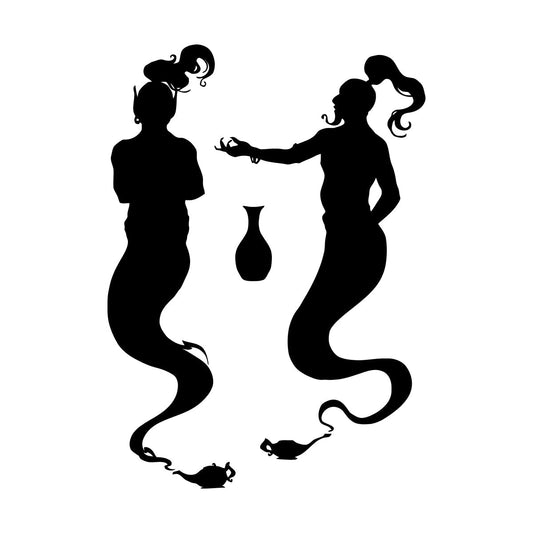 Fairy Tale Fantasy Jin Nursery Magic Wall Stickers Paster Paper Waterproof