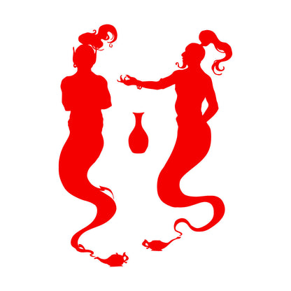 Fairy Tale Fantasy Jin Nursery Magic Wall Stickers Paster Paper Waterproof