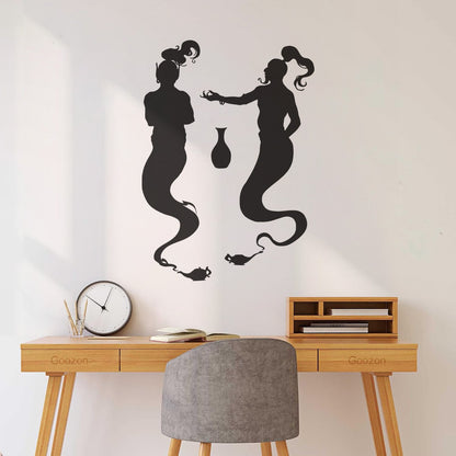 Fairy Tale Fantasy Jin Nursery Magic Wall Stickers Paster Paper Waterproof