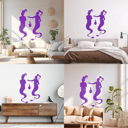 Fairy Tale Fantasy Jin Nursery Magic Wall Stickers Paster Paper Waterproof