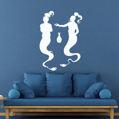 Fairy Tale Fantasy Jin Nursery Magic Wall Stickers Paster Paper Waterproof