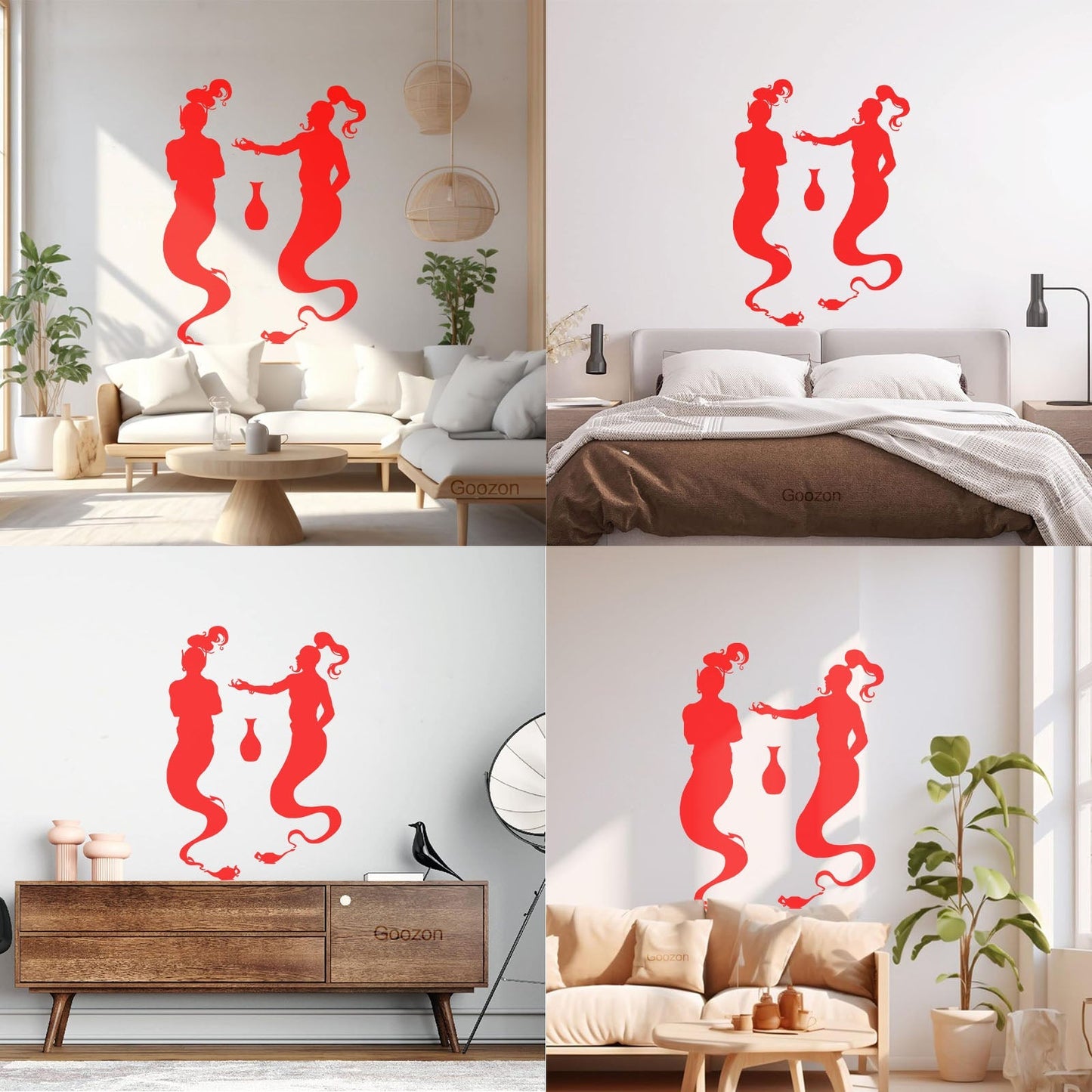 Fairy Tale Fantasy Jin Nursery Magic Wall Stickers Paster Paper Waterproof