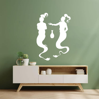 Fairy Tale Fantasy Jin Nursery Magic Wall Stickers Paster Paper Waterproof
