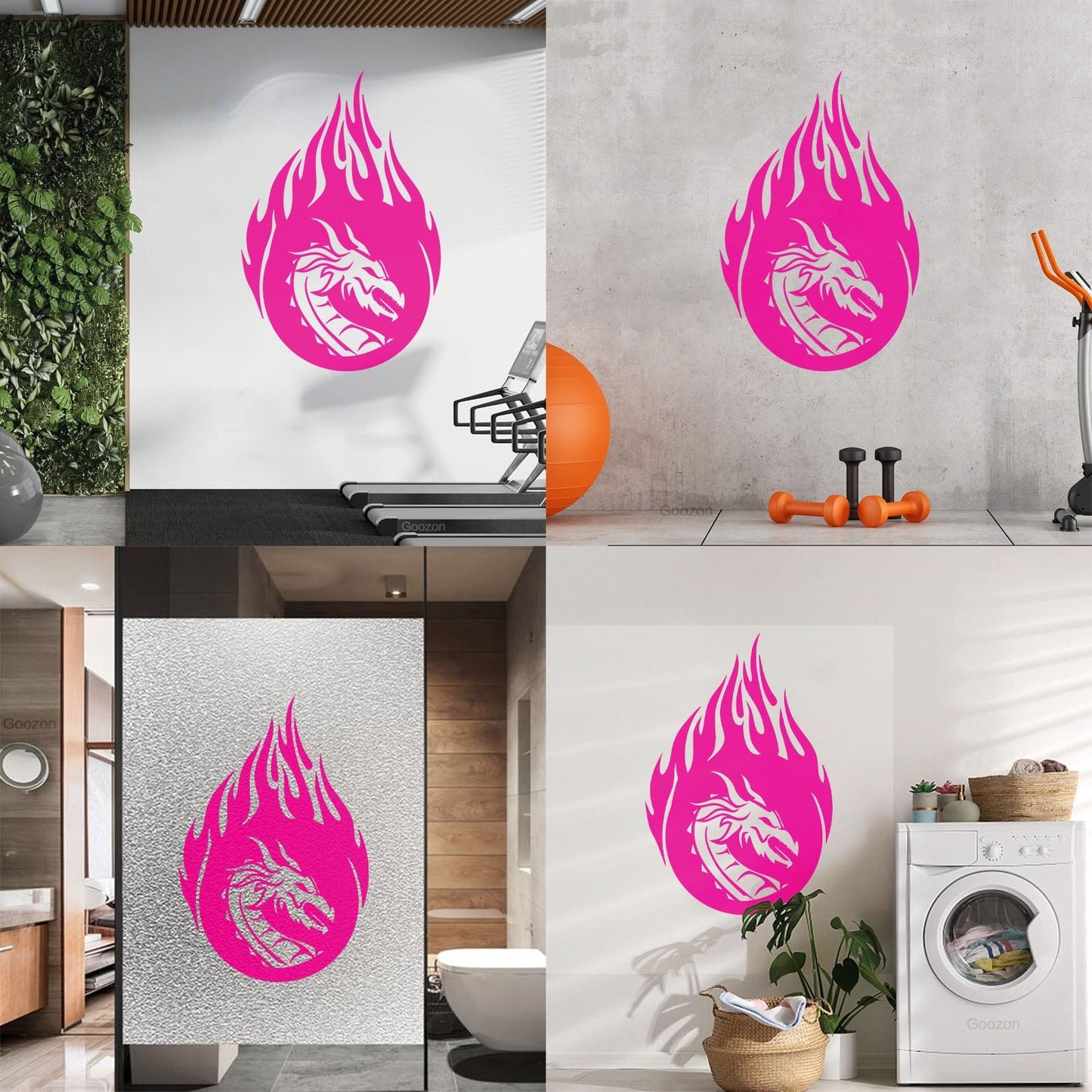Wall Stickers Dragon Fairy Tale Fire Fantasy Animal Myth Beast Can Modify And Add Information