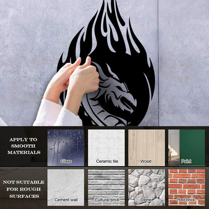 Wall Stickers Dragon Fairy Tale Fire Fantasy Animal Myth Beast Can Modify And Add Information