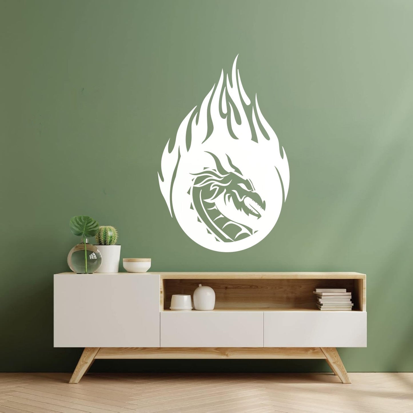 Wall Stickers Dragon Fairy Tale Fire Fantasy Animal Myth Beast Can Modify And Add Information