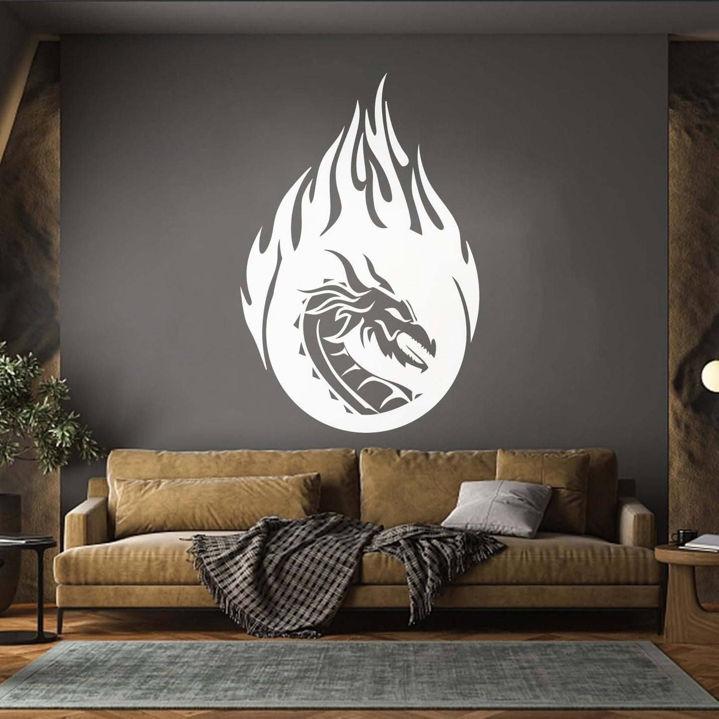 Wall Stickers Dragon Fairy Tale Fire Fantasy Animal Myth Beast Can Modify And Add Information