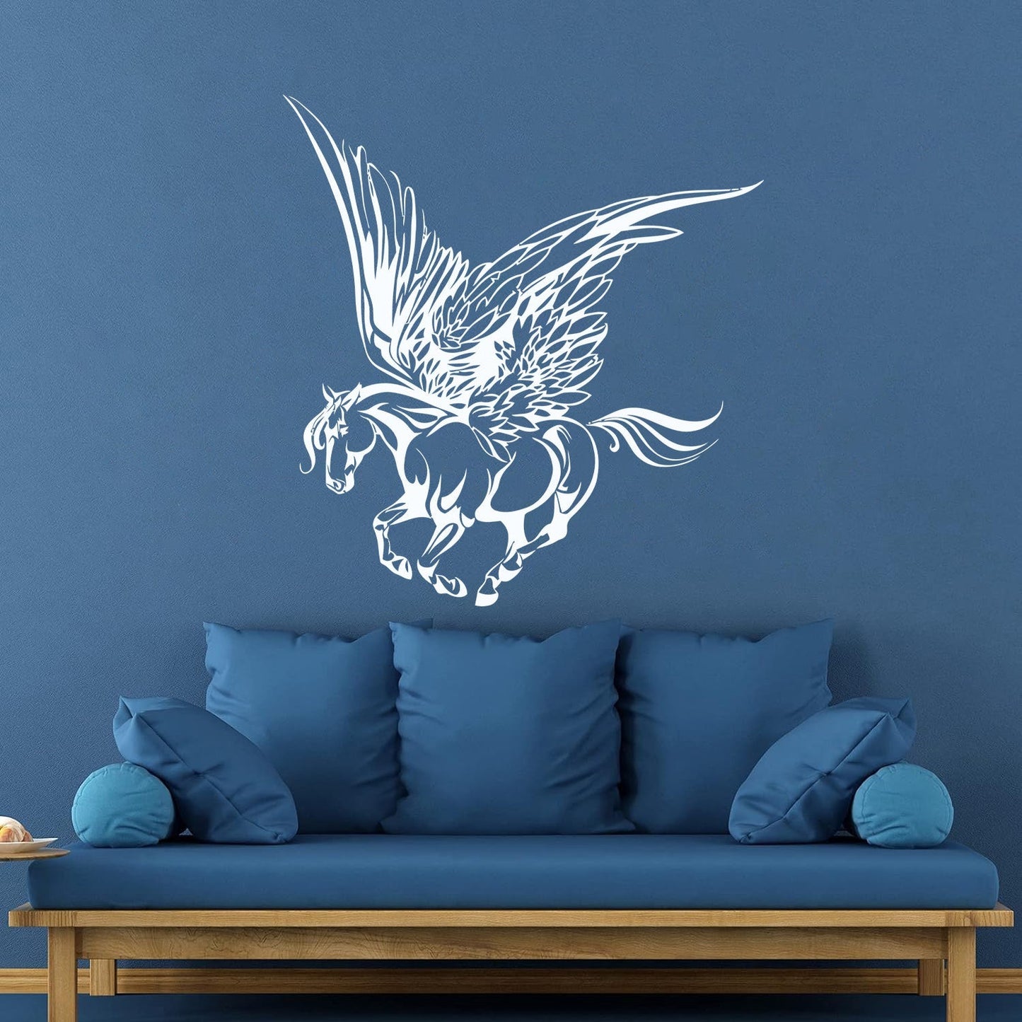 Vinyl Art Sticker Fairy Tale Pegasus Horse Wings Muse Fantasy Animal Wall Beautification