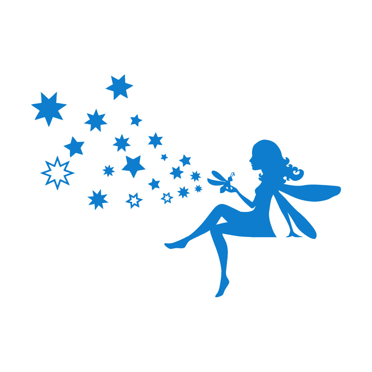 Engraving Stickers Fairy Tale Stars Magic Grig Fantasy Children'S Car Body Decoration