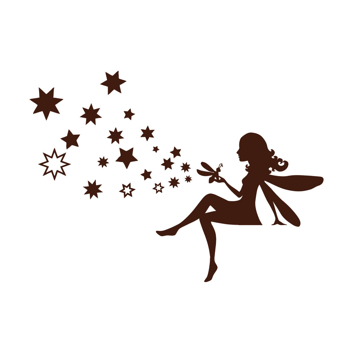 Engraving Stickers Fairy Tale Stars Magic Grig Fantasy Children'S Car Body Decoration
