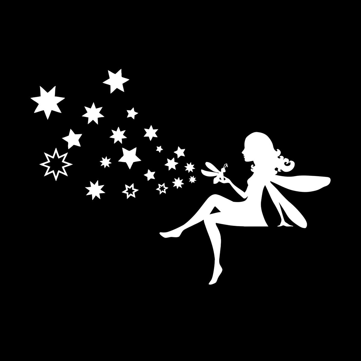 Engraving Stickers Fairy Tale Stars Magic Grig Fantasy Children'S Car Body Decoration