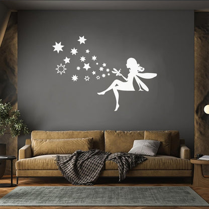 Engraving Stickers Fairy Tale Stars Magic Grig Fantasy Children'S Car Body Decoration