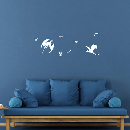 Lettering Decals Fantastic Beasts Dragon Fantasy Window Decals