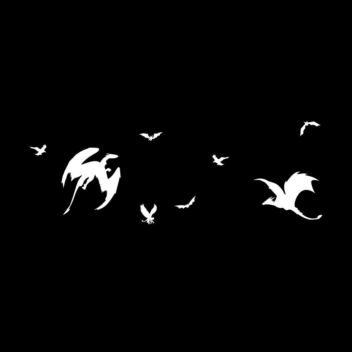 Lettering Decals Fantastic Beasts Dragon Fantasy Window Decals