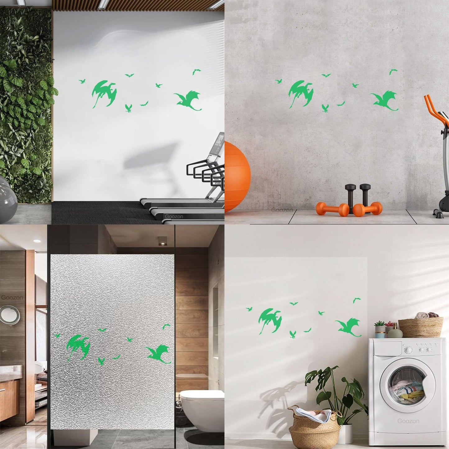 Lettering Decals Fantastic Beasts Dragon Fantasy Window Decals