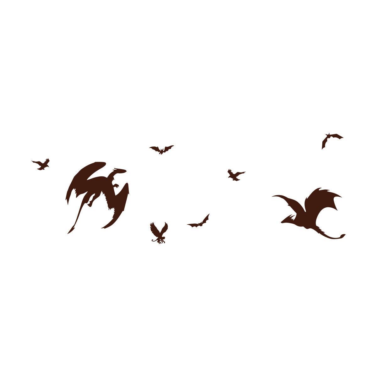 Lettering Decals Fantastic Beasts Dragon Fantasy Window Decals