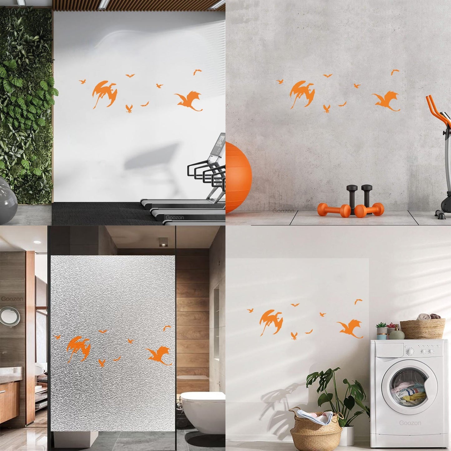 Lettering Decals Fantastic Beasts Dragon Fantasy Window Decals