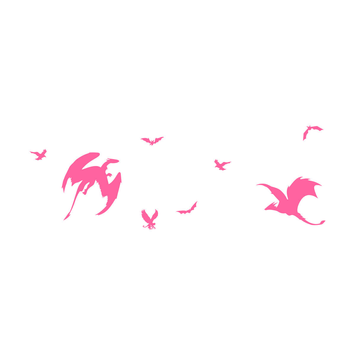 Lettering Decals Fantastic Beasts Dragon Fantasy Window Decals