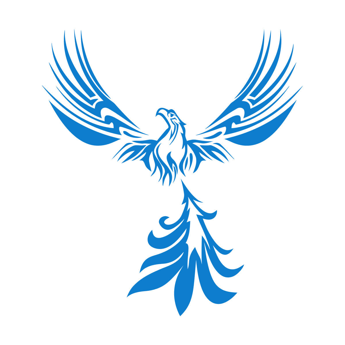 Lettering Stickers Fantasy Amazing Bird Mythology Fire Phoenix Store Decoration