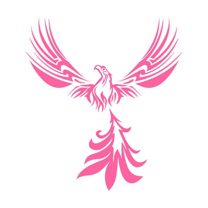 Lettering Stickers Fantasy Amazing Bird Mythology Fire Phoenix Store Decoration