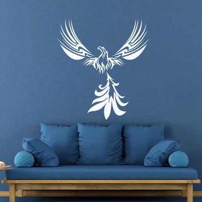 Lettering Stickers Fantasy Amazing Bird Mythology Fire Phoenix Store Decoration