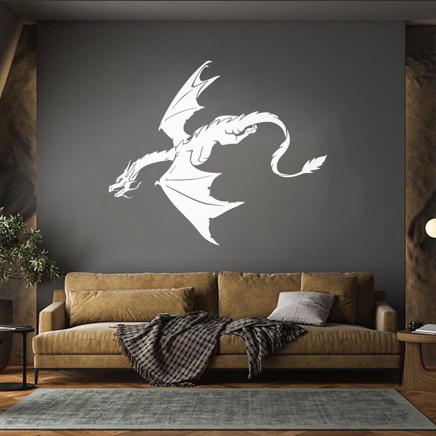 Wall Decals Paster Paper Fantasy Animal Dragon Flying Kids Tattoo Culture