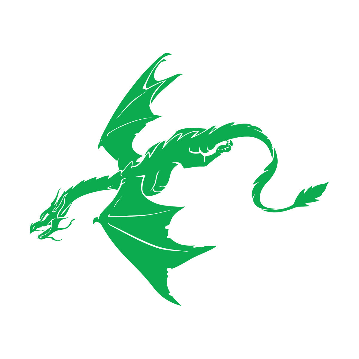 Wall Decals Paster Paper Fantasy Animal Dragon Flying Kids Tattoo Culture