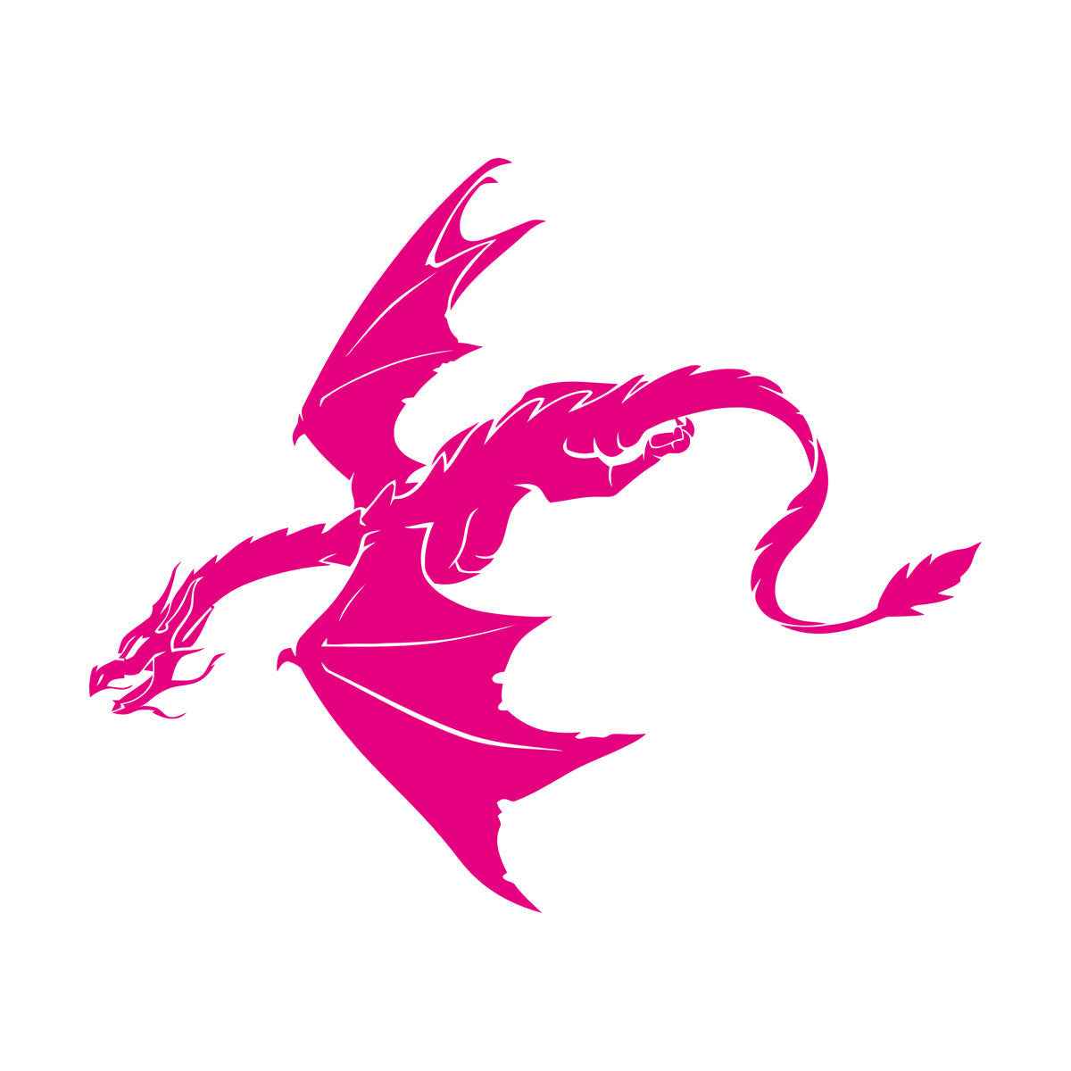 Wall Decals Paster Paper Fantasy Animal Dragon Flying Kids Tattoo Culture