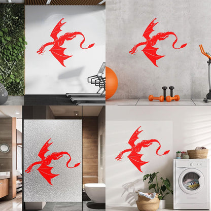 Wall Decals Paster Paper Fantasy Animal Dragon Flying Kids Tattoo Culture