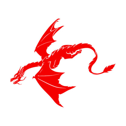 Wall Decals Paster Paper Fantasy Animal Dragon Flying Kids Tattoo Culture