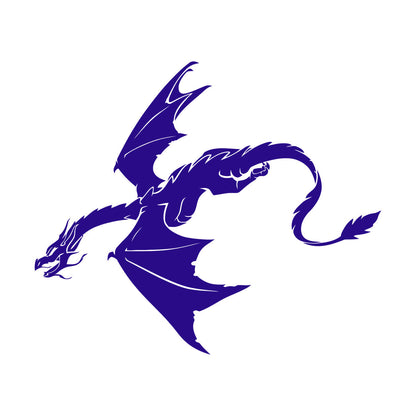 Wall Decals Paster Paper Fantasy Animal Dragon Flying Kids Tattoo Culture