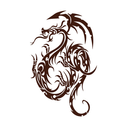 Fantasy Animal Fairytale Gothic Flying Dragon Vinyl Wall Stickers Removable Without Leaving Glue