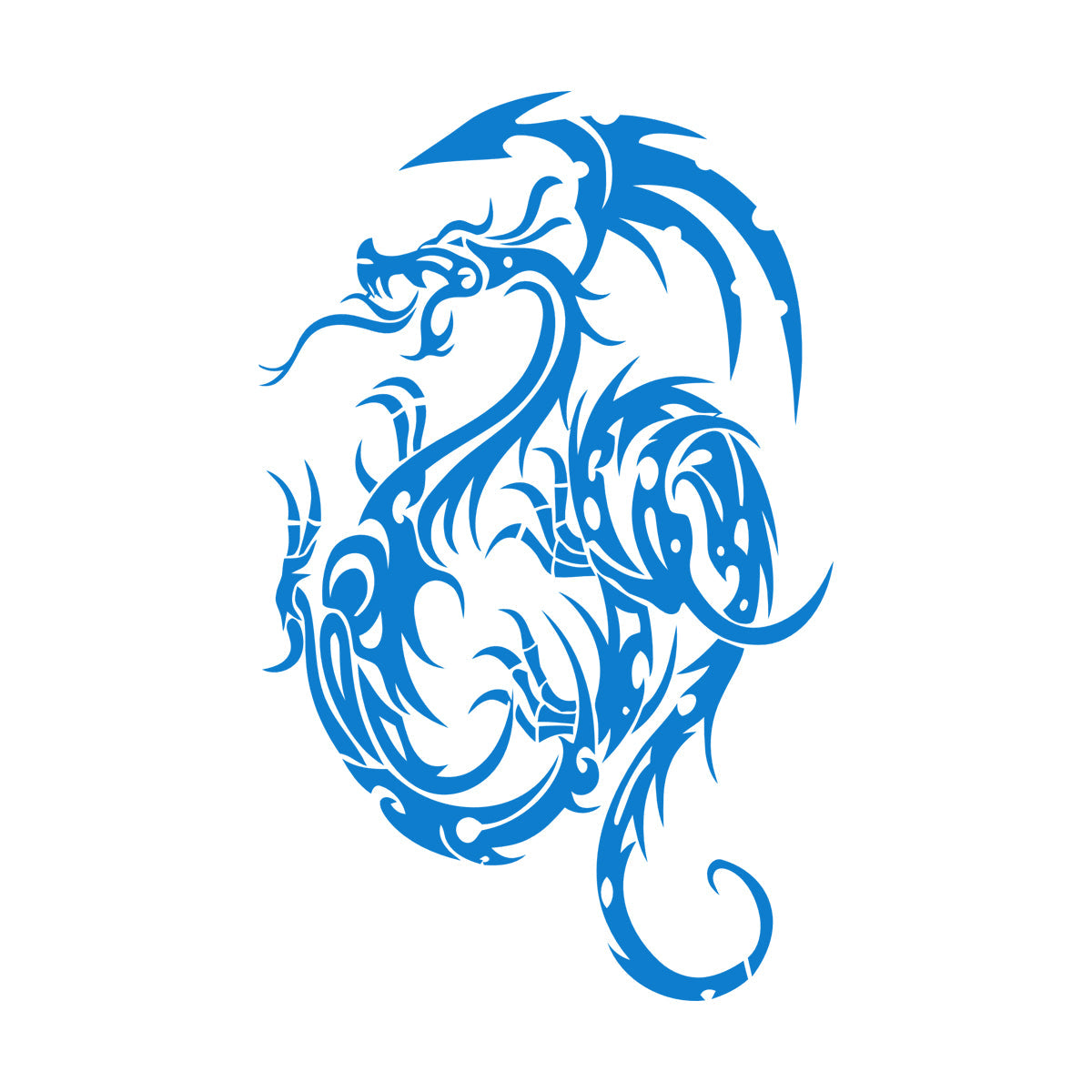 Fantasy Animal Fairytale Gothic Flying Dragon Vinyl Wall Stickers Removable Without Leaving Glue