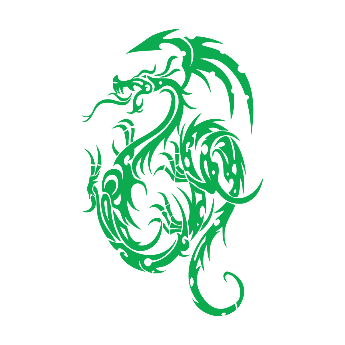 Fantasy Animal Fairytale Gothic Flying Dragon Vinyl Wall Stickers Removable Without Leaving Glue