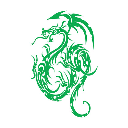 Fantasy Animal Fairytale Gothic Flying Dragon Vinyl Wall Stickers Removable Without Leaving Glue