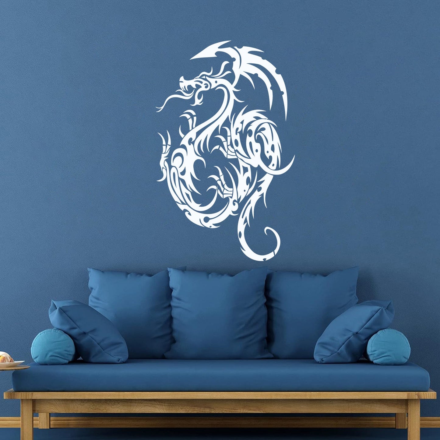 Fantasy Animal Fairytale Gothic Flying Dragon Vinyl Wall Stickers Removable Without Leaving Glue