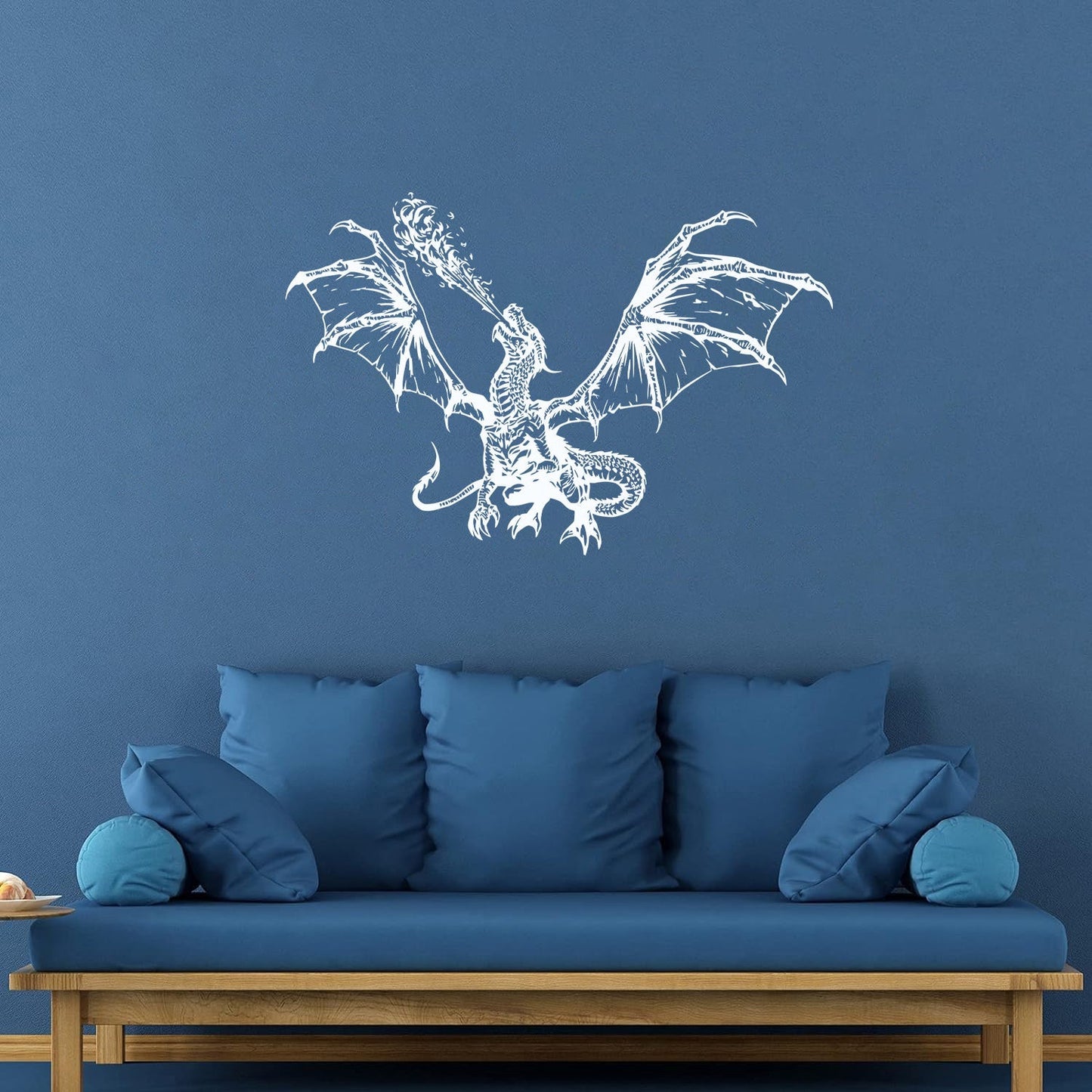 Wall Decals Fantasy Animal Magical Myth Dragon Wings Self Adhesive